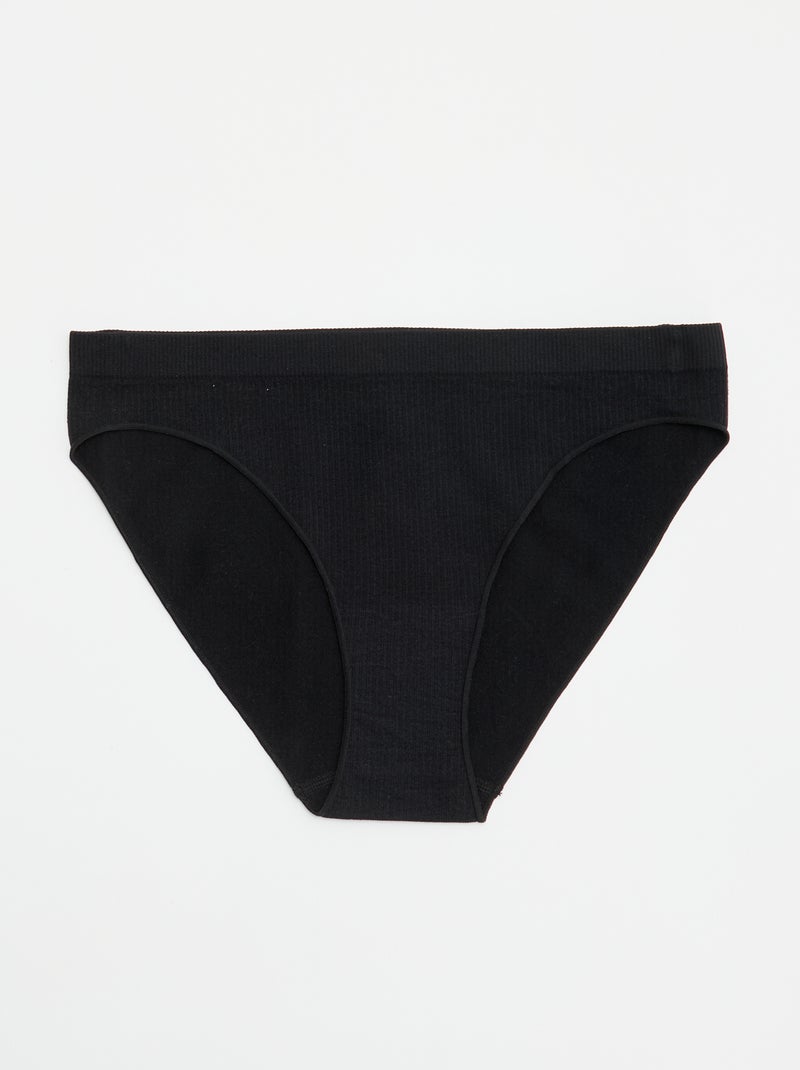Lot de 2 culottes unies Blanc - Kiabi