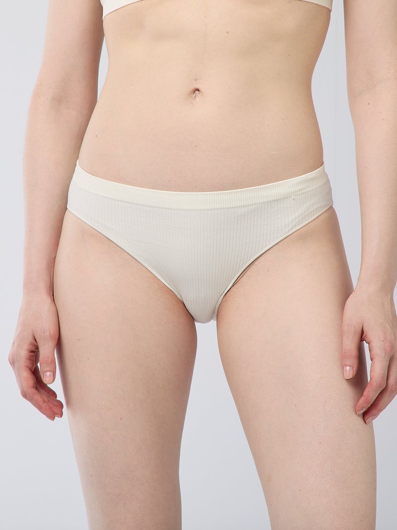 Lot de 2 culottes unies Rose - Kiabi