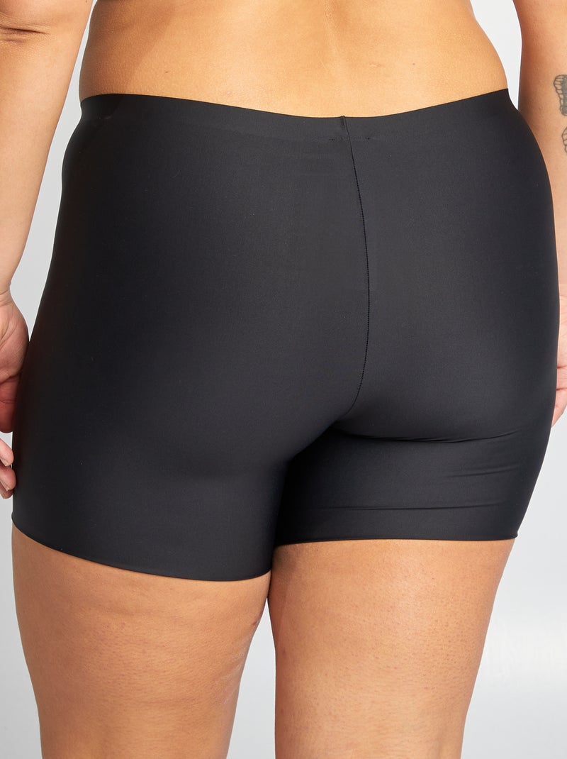 Lot de 2 cyclistes anti-frottements en microfibre Noir - Kiabi