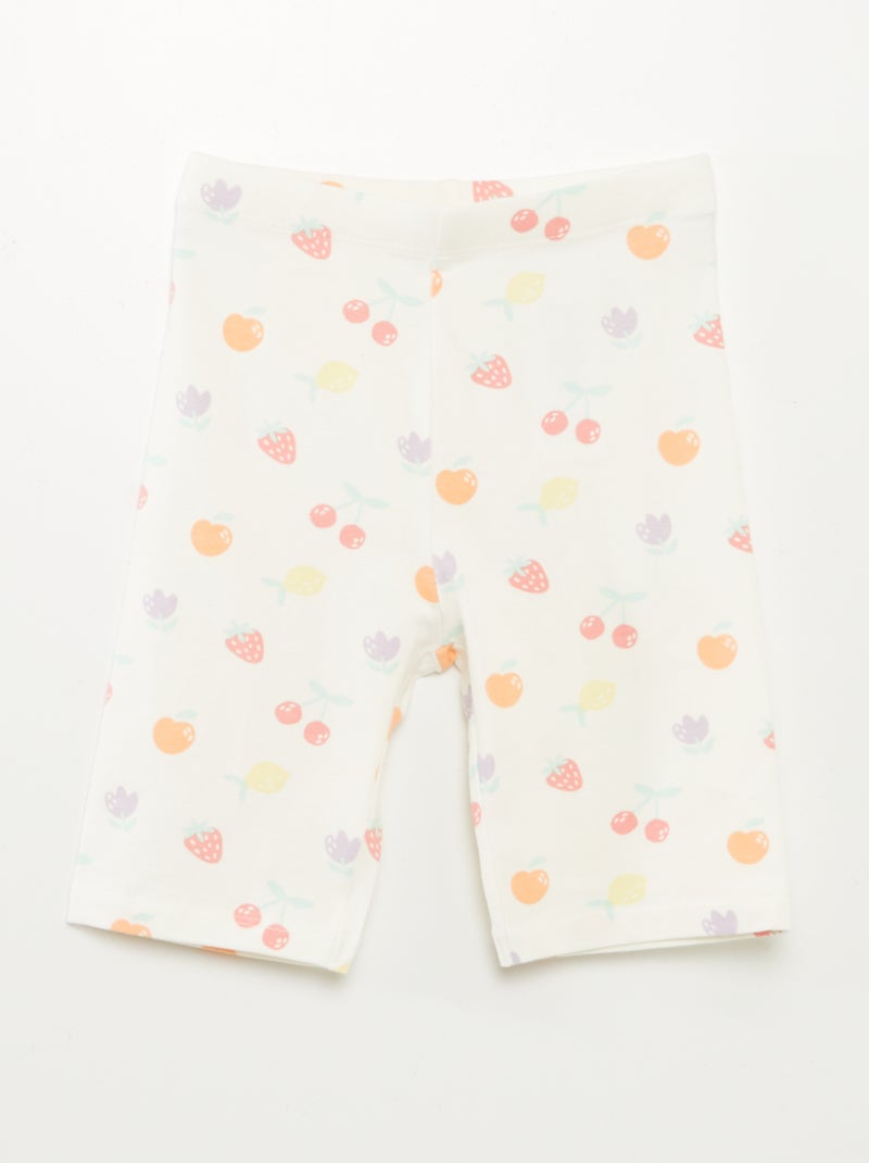 Lot de 2 cyclistes BLANC - Kiabi