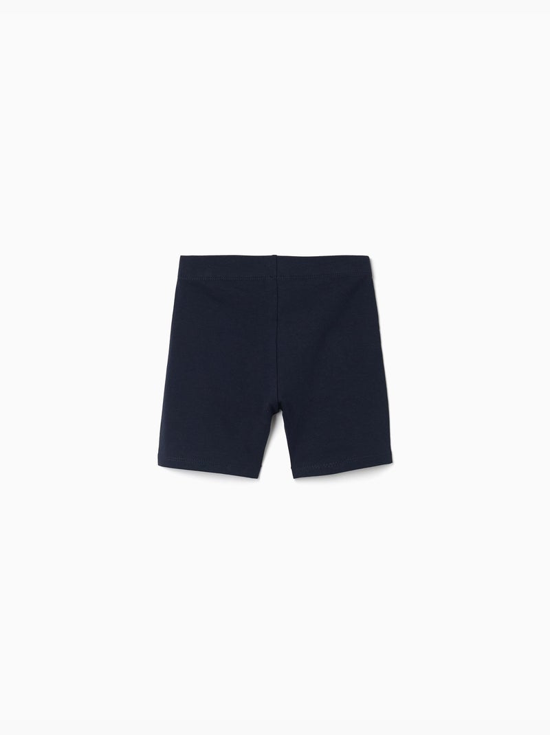 Lot de 2 cyclistes unis Bleu foncé - Kiabi