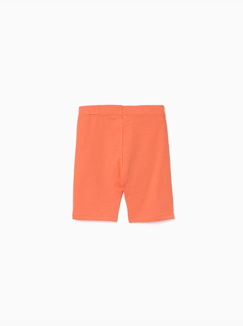 Lot de 2 cyclistes unis et imprimés Noir Orange - Kiabi
