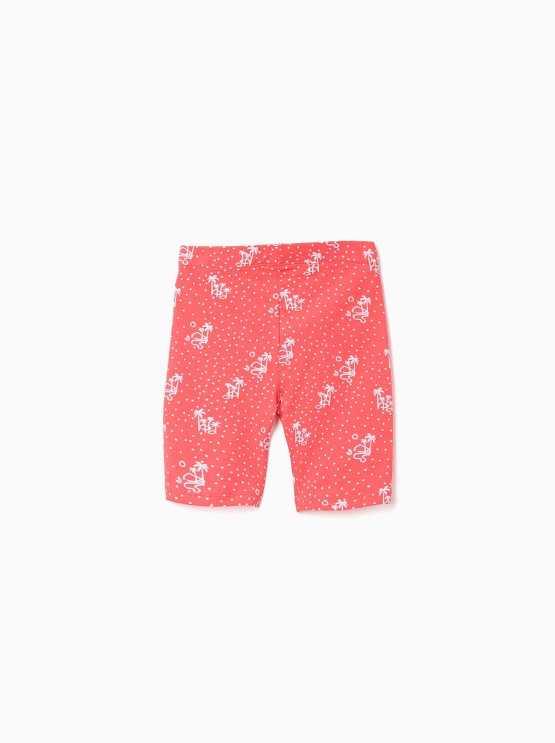 Lot de 2 cyclistes unis et imprimés Rose - Kiabi