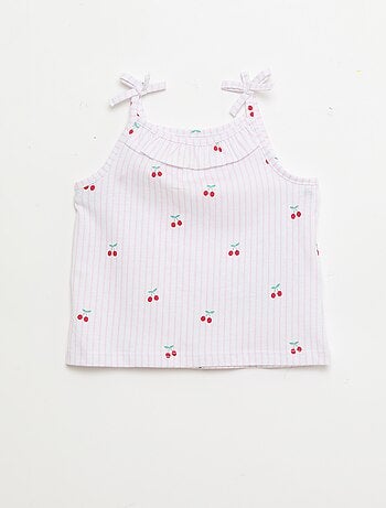 Lot de 2 débardeurs à bretelles