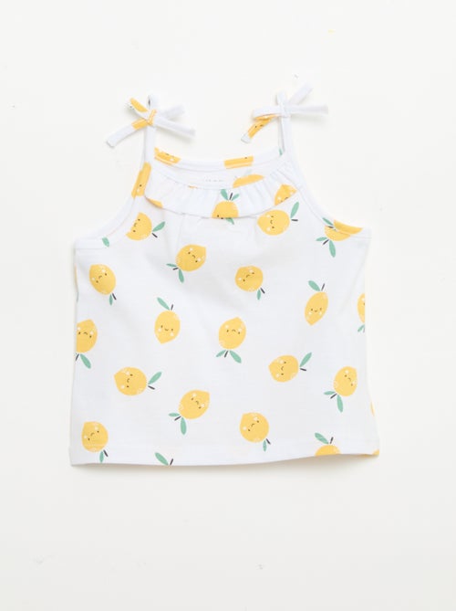 Lot de 2 débardeurs à bretelles - Kiabi