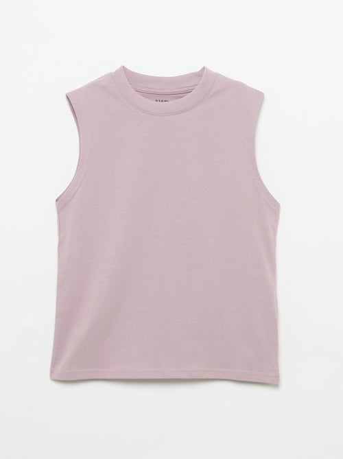 Lot de 2 débardeurs à col rond - Kiabi