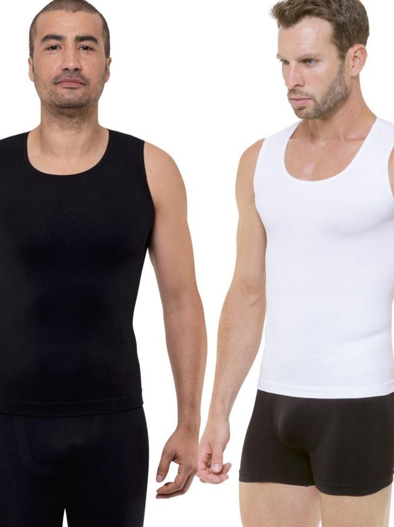 Lot De 2 Débardeurs Cache-coeur Grossesse Et Allaitement - Noir, Vêtements De Grossesse