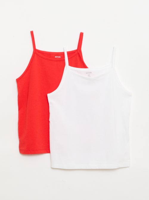 Lot de 2 débardeurs - Kiabi