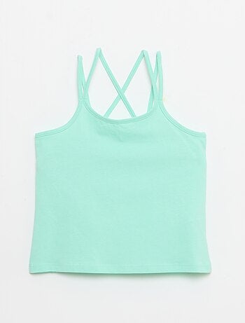 Lot de 2 débardeurs dont 1 imprimé