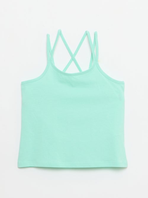 Lot de 2 débardeurs dont 1 imprimé - Kiabi