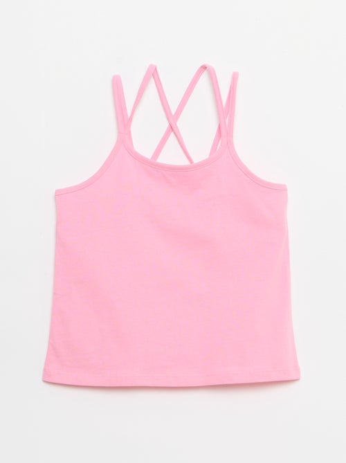 Lot de 2 débardeurs dont 1 imprimé - Kiabi