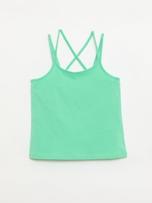 Lot de 2 débardeurs dont 1 imprimé - Kiabi