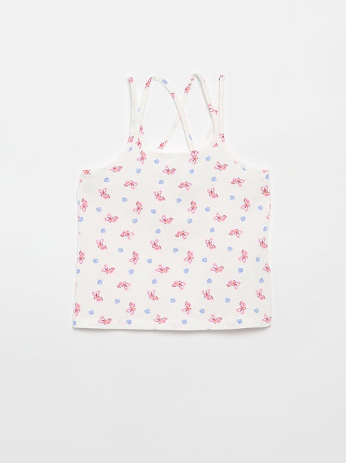 Lot de 2 débardeurs dont 1 imprimé - Kiabi