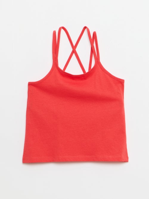 Lot de 2 débardeurs dont 1 imprimé - Kiabi