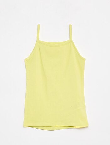 Lot de 2 débardeurs en coton stretch