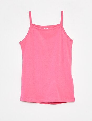 Lot de 2 débardeurs en coton stretch