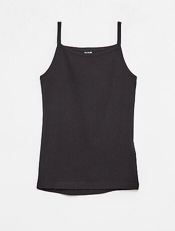 Lot de 2 débardeurs en coton stretch