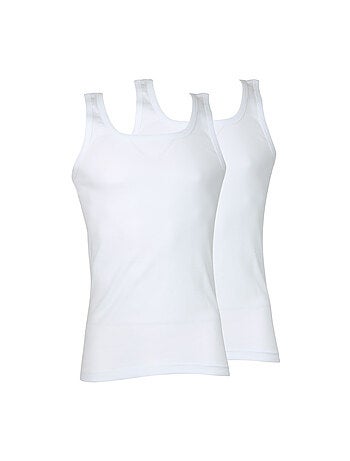 Lot de 2 débardeurs homme Coton Bio Athena