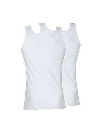 Lot de 2 débardeurs homme Coton Bio Athena