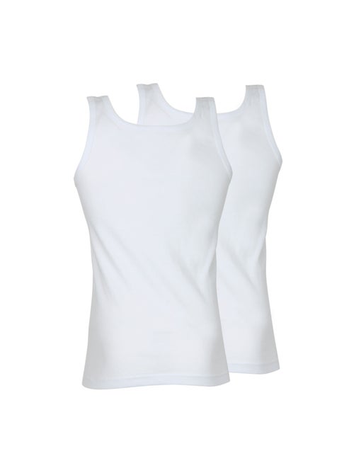 Lot de 2 débardeurs homme Coton Bio Athena - Kiabi