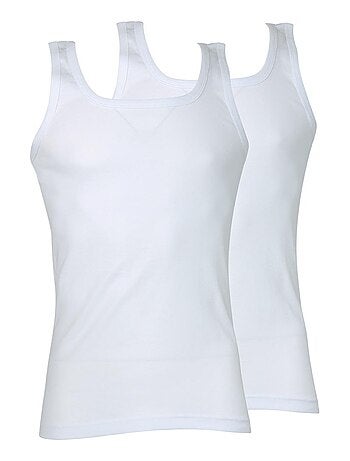 Lot de 2 débardeurs homme Coton Bio