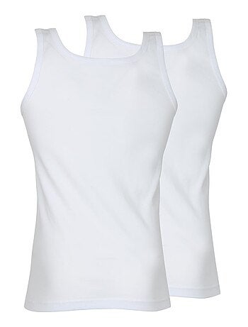 Lot de 2 débardeurs homme Coton Bio