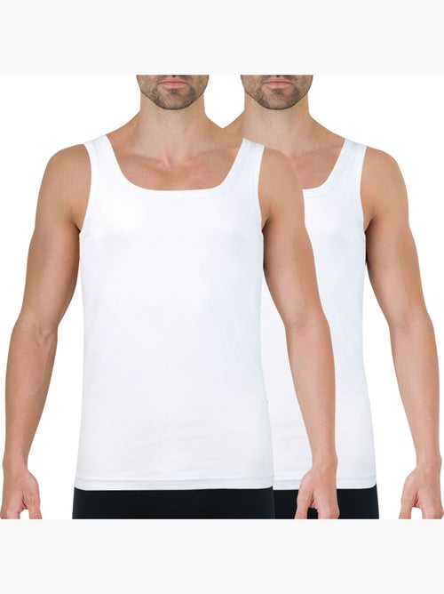 Lot de 2 débardeurs homme Ecopack Athena - Kiabi
