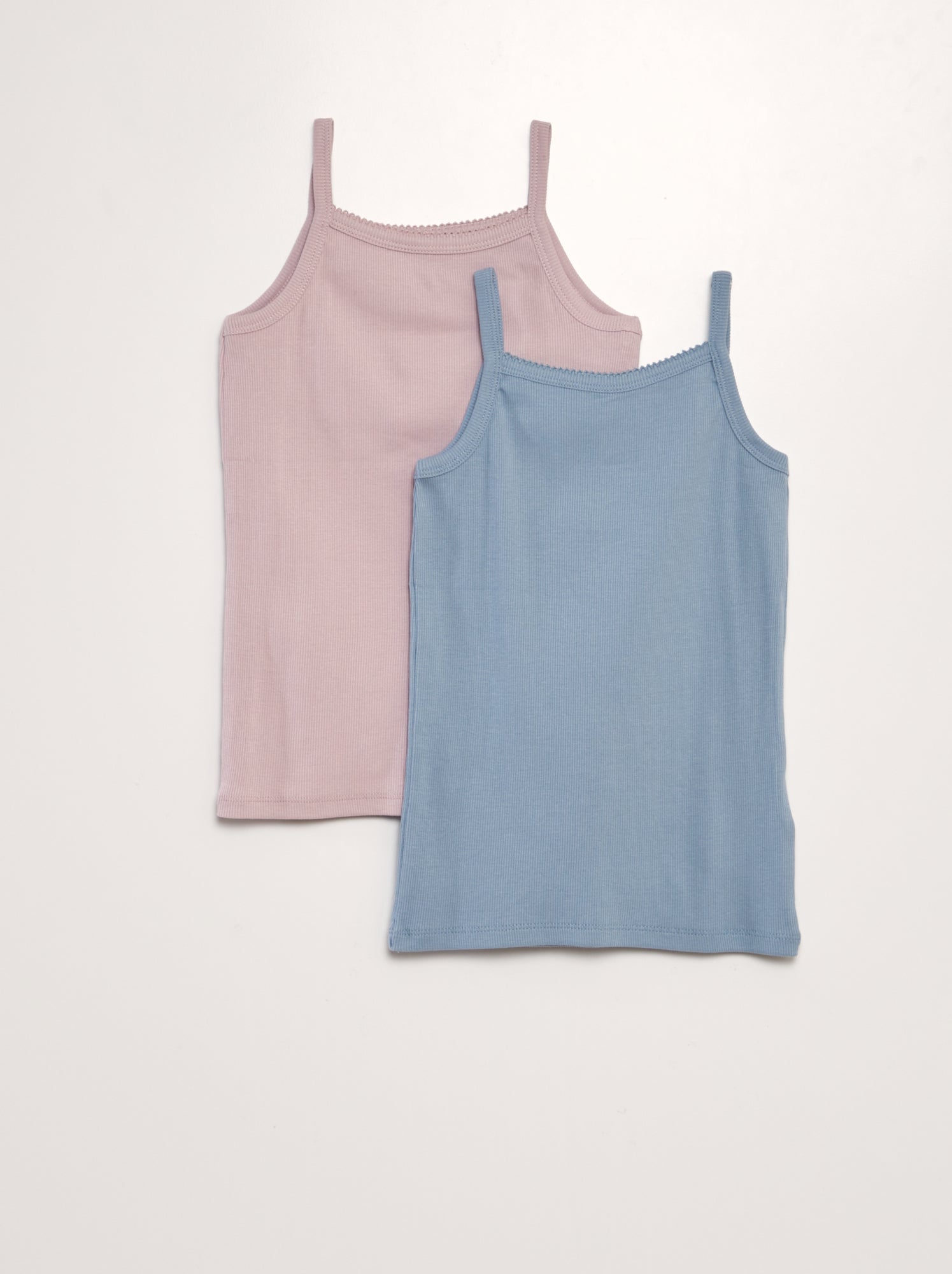 Lot De 3 Débardeurs Fantaisie Pour Fille - Maille Côtelée Douce, Détails Glitter | Idéal Sous-vêtements Quotidiens, Confort Parfait - 9