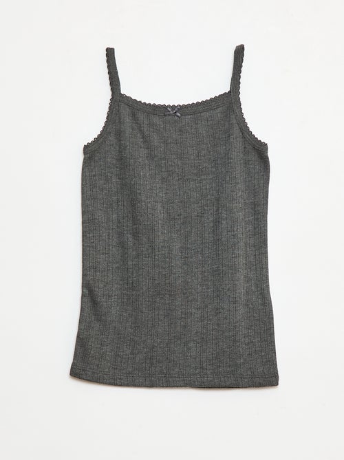 Lot de 2 débardeurs thermorégulateur en coton - Kiabi