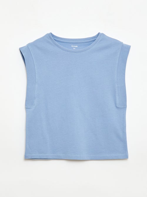 Lot de 2 débardeurs uni - Kiabi