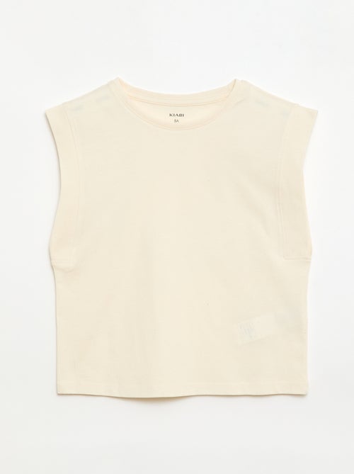 Lot de 2 débardeurs uni - Kiabi