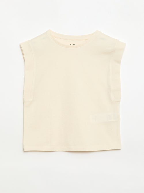 Lot de 2 débardeurs uni - Kiabi