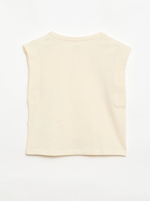 Lot de 2 débardeurs uni - Kiabi