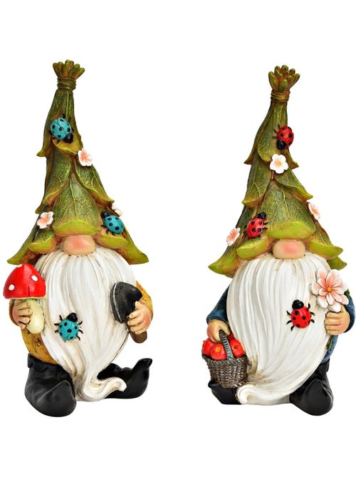 Lot de 2 décorations lutins de jardin - Kiabi
