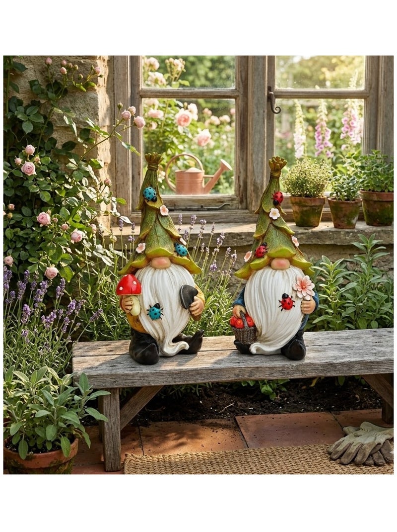 Lot de 2 décorations lutins de jardin Multicolore - Kiabi