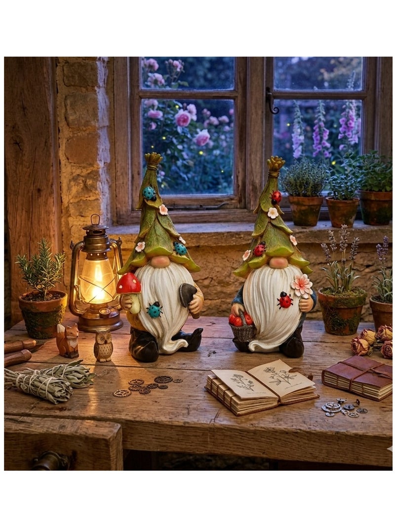 Lot de 2 décorations lutins de jardin Multicolore - Kiabi