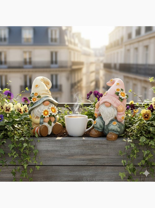 Lot de 2 décorations nains de jardin cachés - Kiabi Lot de 2 décorations nains de jardin cachés - Kiabi