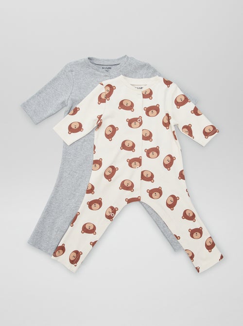 Lot de 2 dors bien avec ouverture - collection facile à enfiler - Kiabi