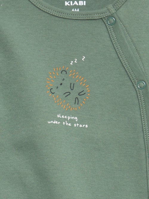 Lot de 2 dors bien avec pieds et ouverture pressionnée - Kiabi