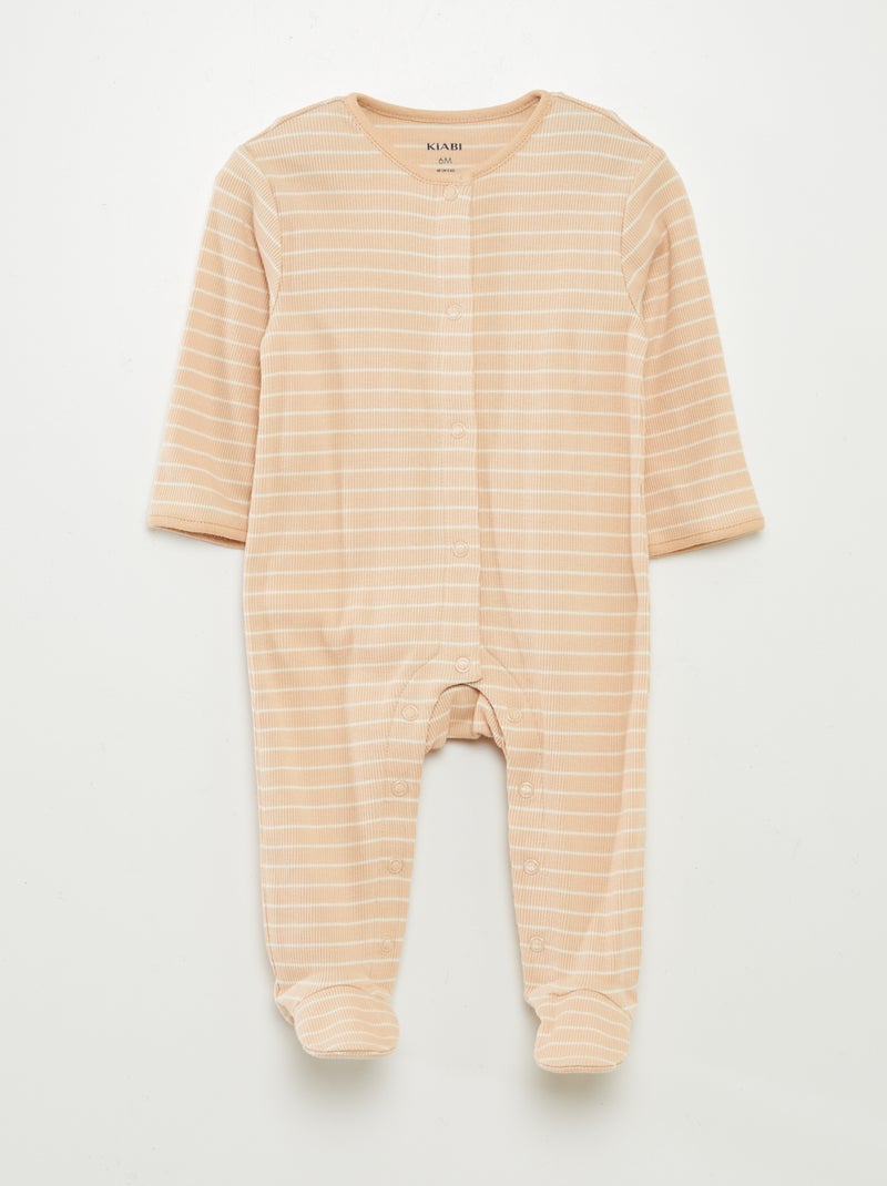 Lot de 2 dors-bien avec pieds MARRON - Kiabi