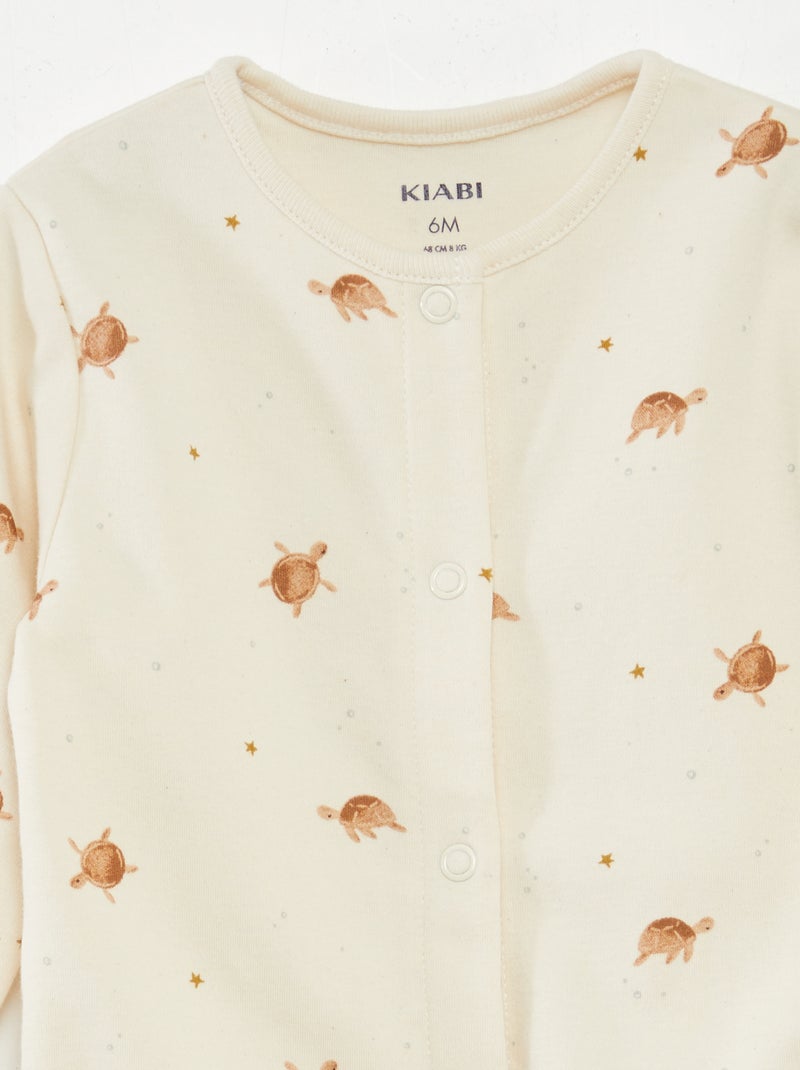 Lot de 2 dors-bien avec pieds MARRON - Kiabi