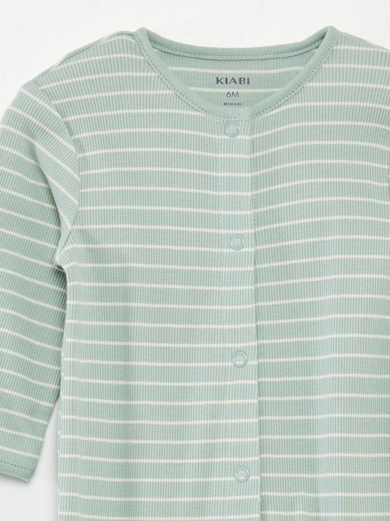 Lot de 2 dors-bien avec pieds VERT - Kiabi