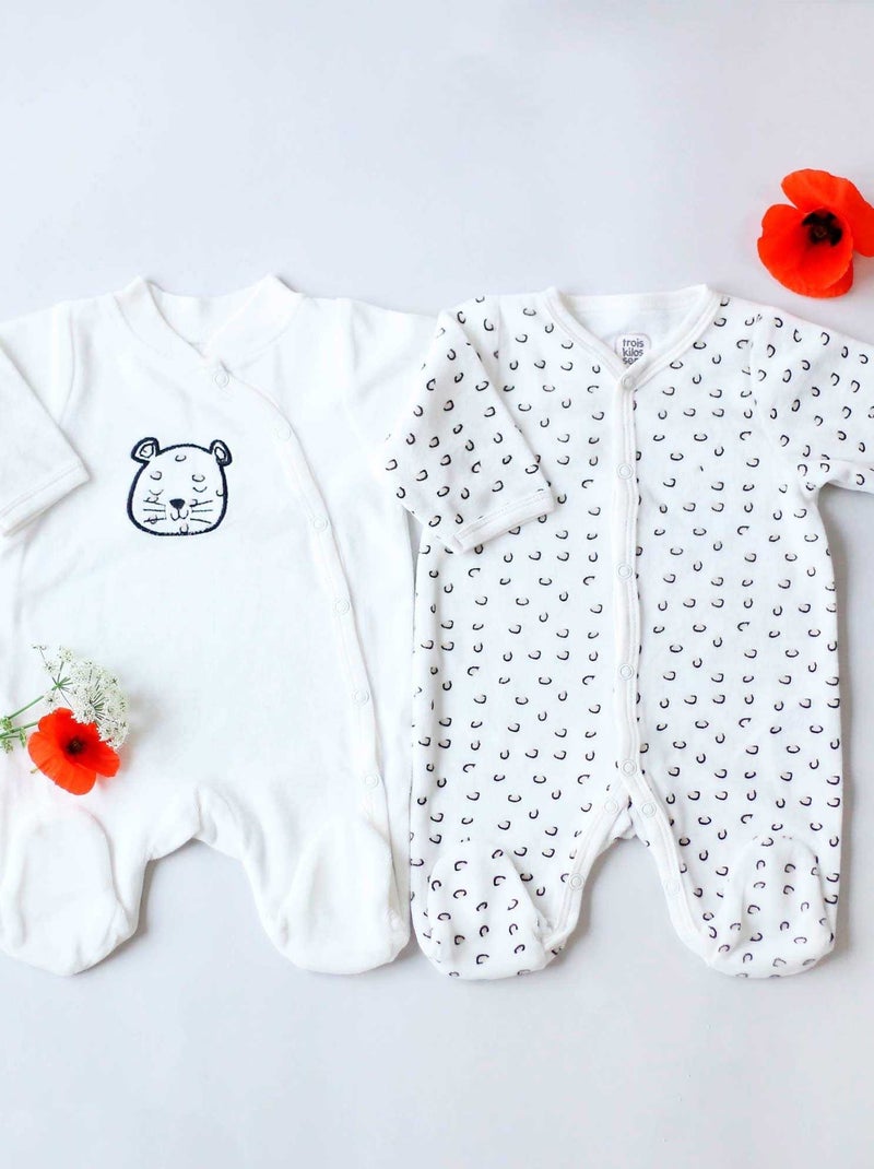 Lot De 2 Dors-bien Blanc - Kiabi