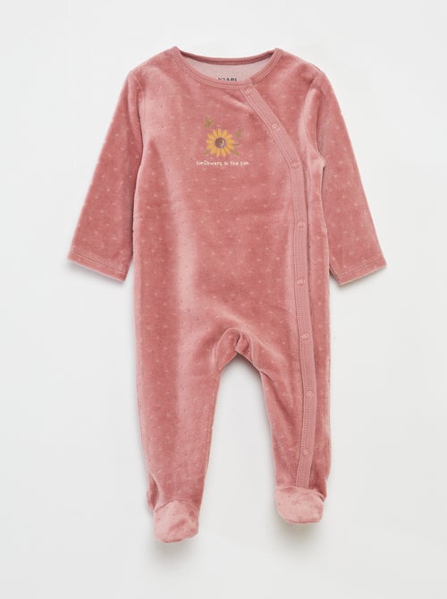 Lot de 2 dors-bien en velours - Kiabi