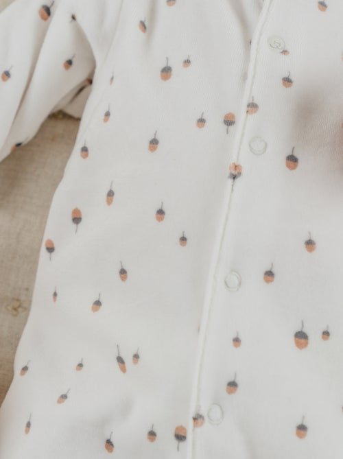 Lot de 2 dors-bien en velours brodé lapin Noukie's - Kiabi