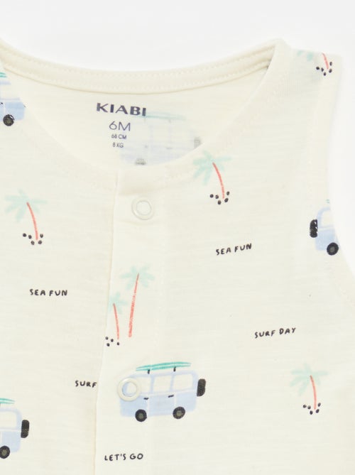 Lot de 2 dors bien légers sans manches - Kiabi