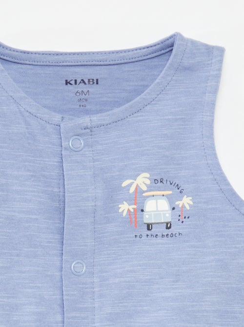 Lot de 2 dors bien légers sans manches - Kiabi