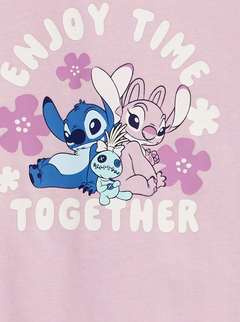 Lot de 2 Dors bien 'Stitch' de 'Disney' - 2 pièces ROSE - Kiabi