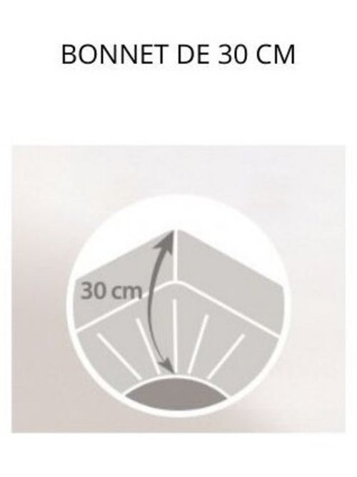 Lot de 2 Drap Housse coton Biologique - Kiabi