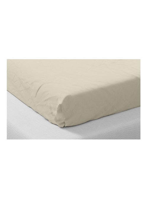 Lot de 2 drap housse Microfibre - Kiabi
